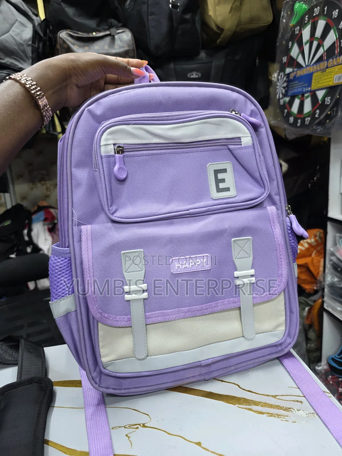 Purple School Bag for Grade 1,2 Pp2,