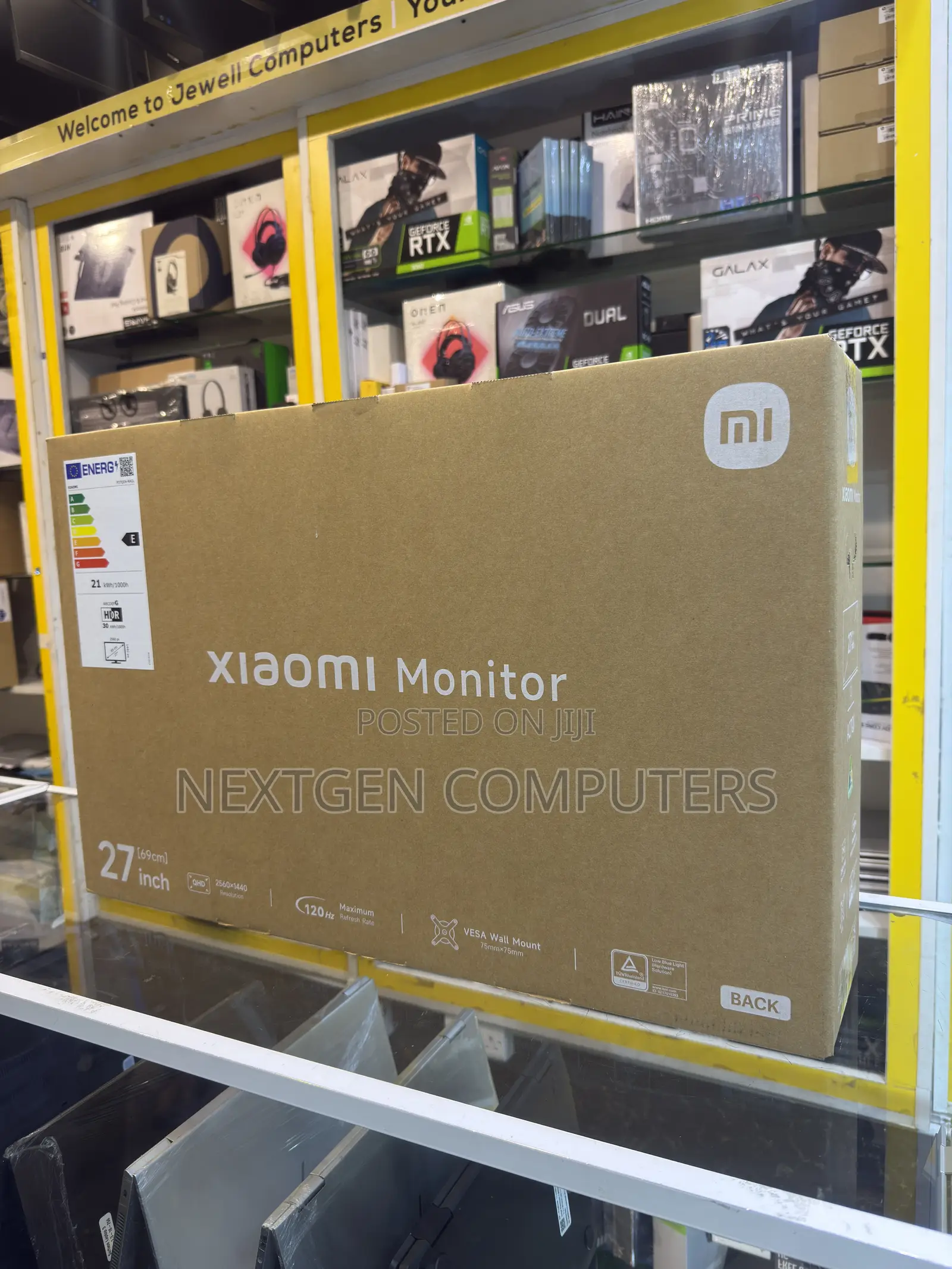 Xiaomi A27Qi 27” QHD (2560x1440p) IPS 120Hz Frameless Gaming Monitor