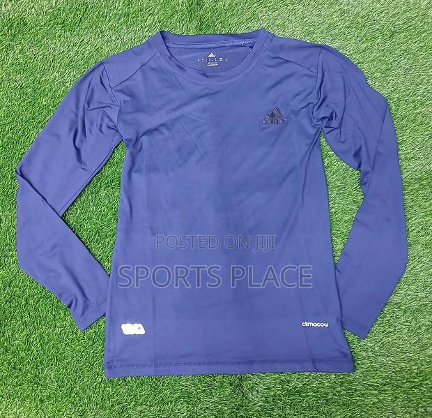 Kids Adidas Compression Shirts - main view