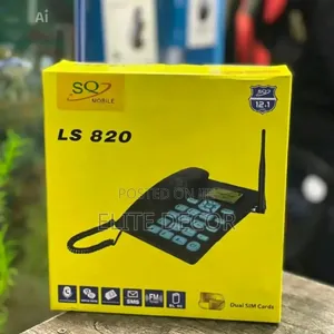 SQ Mobile LS820 Fixed Wireless Desktop Phone – Dual SIM GSM Office