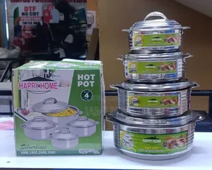4-Piece Happy Home Stainless Steel Hotpot Set –Jf