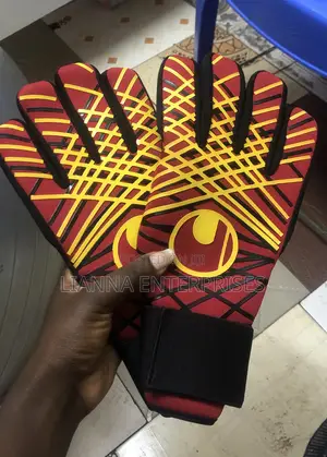 Uhlsport Red Goalkeeper Gloves
