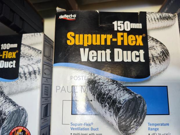 150mm Flexible Aluminium Ventilation Duct | Supurr-Flex Vent Duct