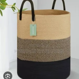 Woven Laundry Basket 