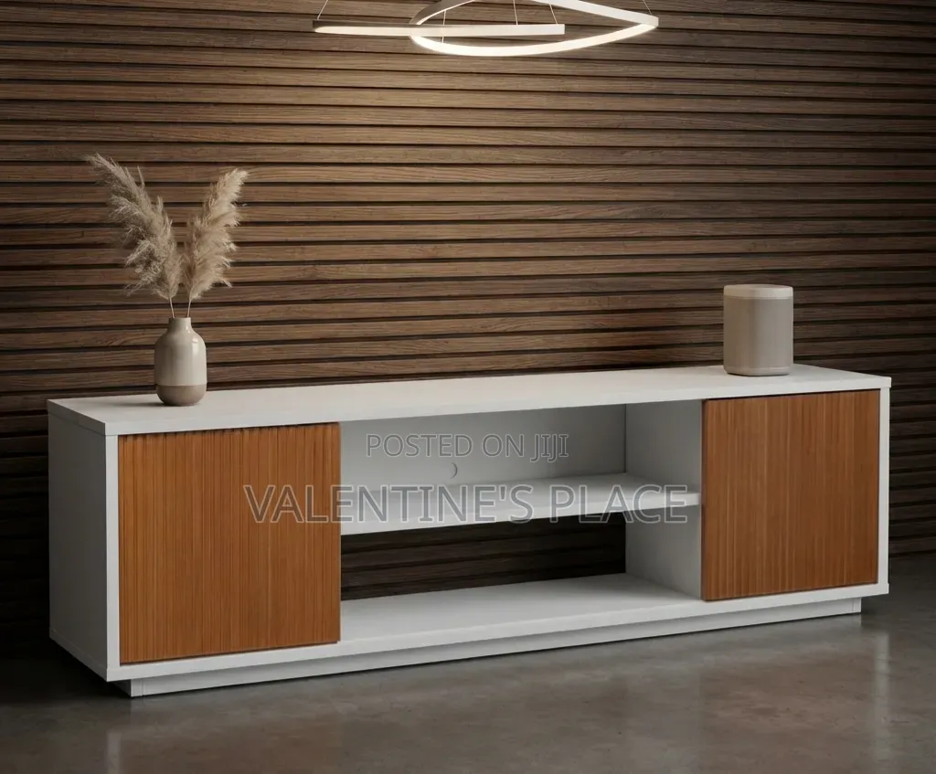 4FT Wooden TV Stand – Modern Design With Storage