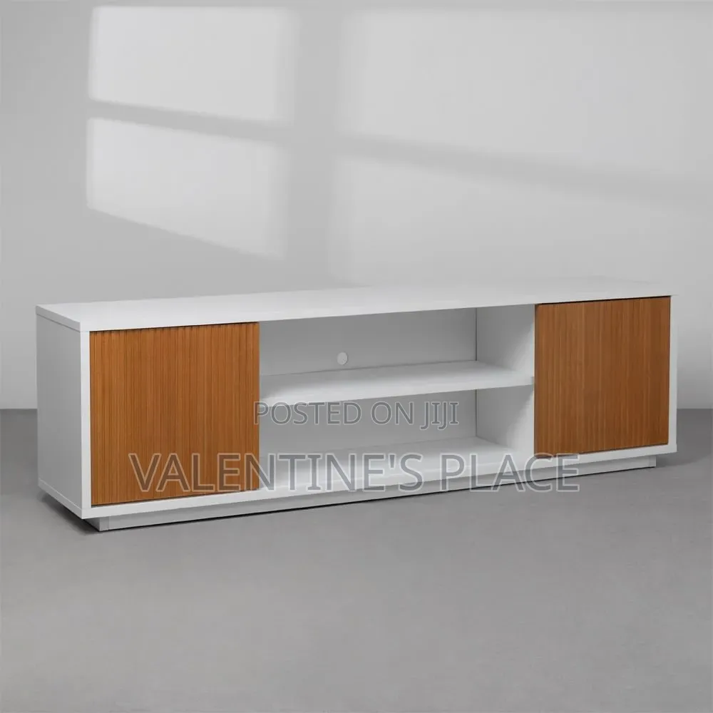 4FT Wooden TV Stand – Modern Design With Storage