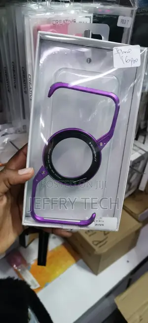 iPhone 16 Pro Purple LOXO CASE Metal Frameless Case