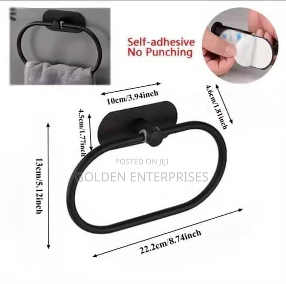 Self Adhesive Towel Ring Holder - thumbnail 2