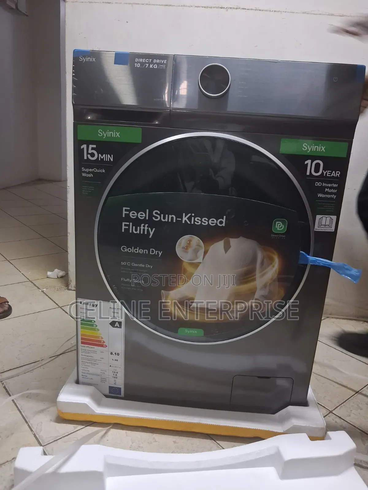 Syinix 10/7kg Front Load Washing Machine