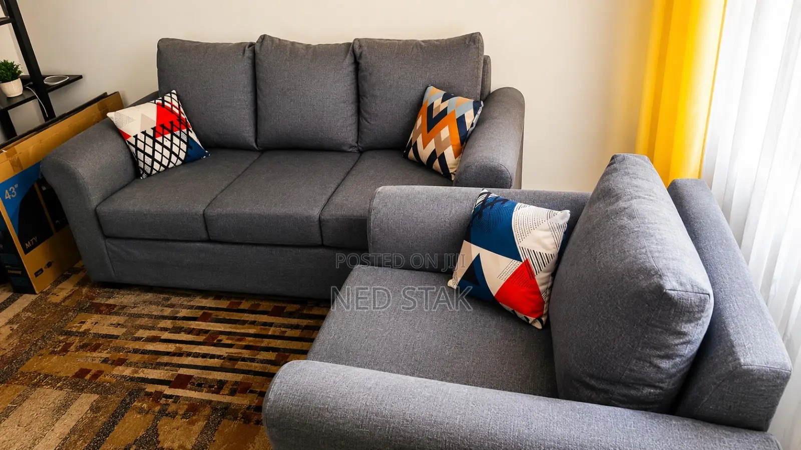 Modern 3+1 Sofa Set-35000/-