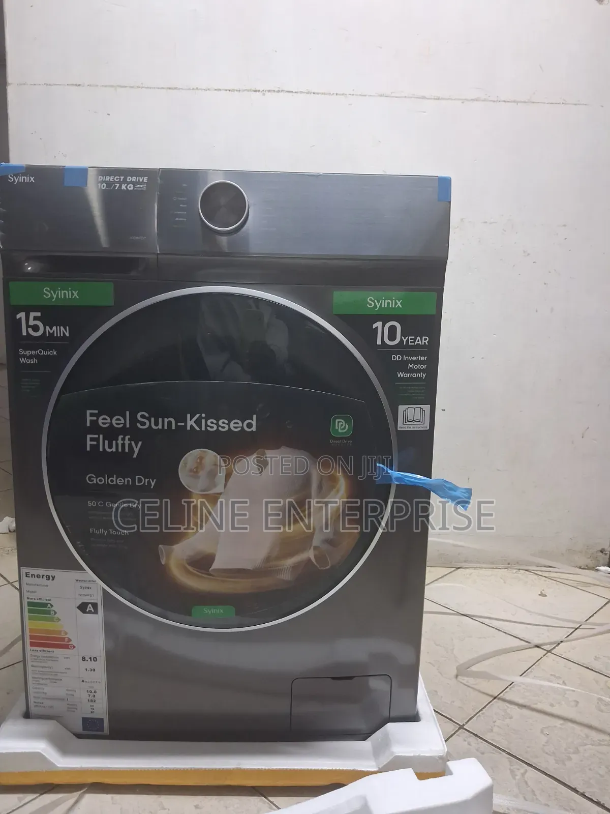 Syinix 10KG Front Load Washing Machine