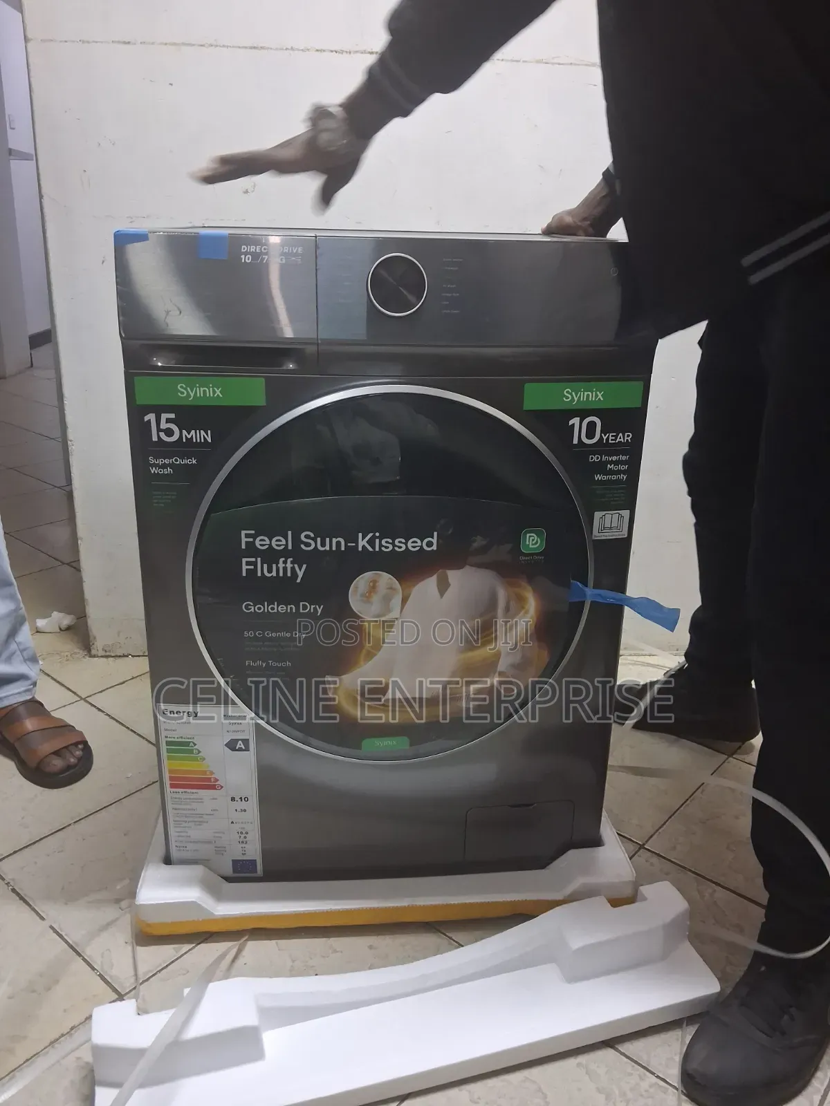 Syinix 10KG Front Load Washing Machine