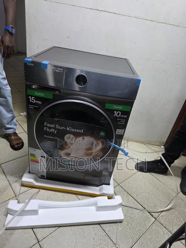 Syinix 10kg/7kg Front Load Washer Dryer Combo** - main view
