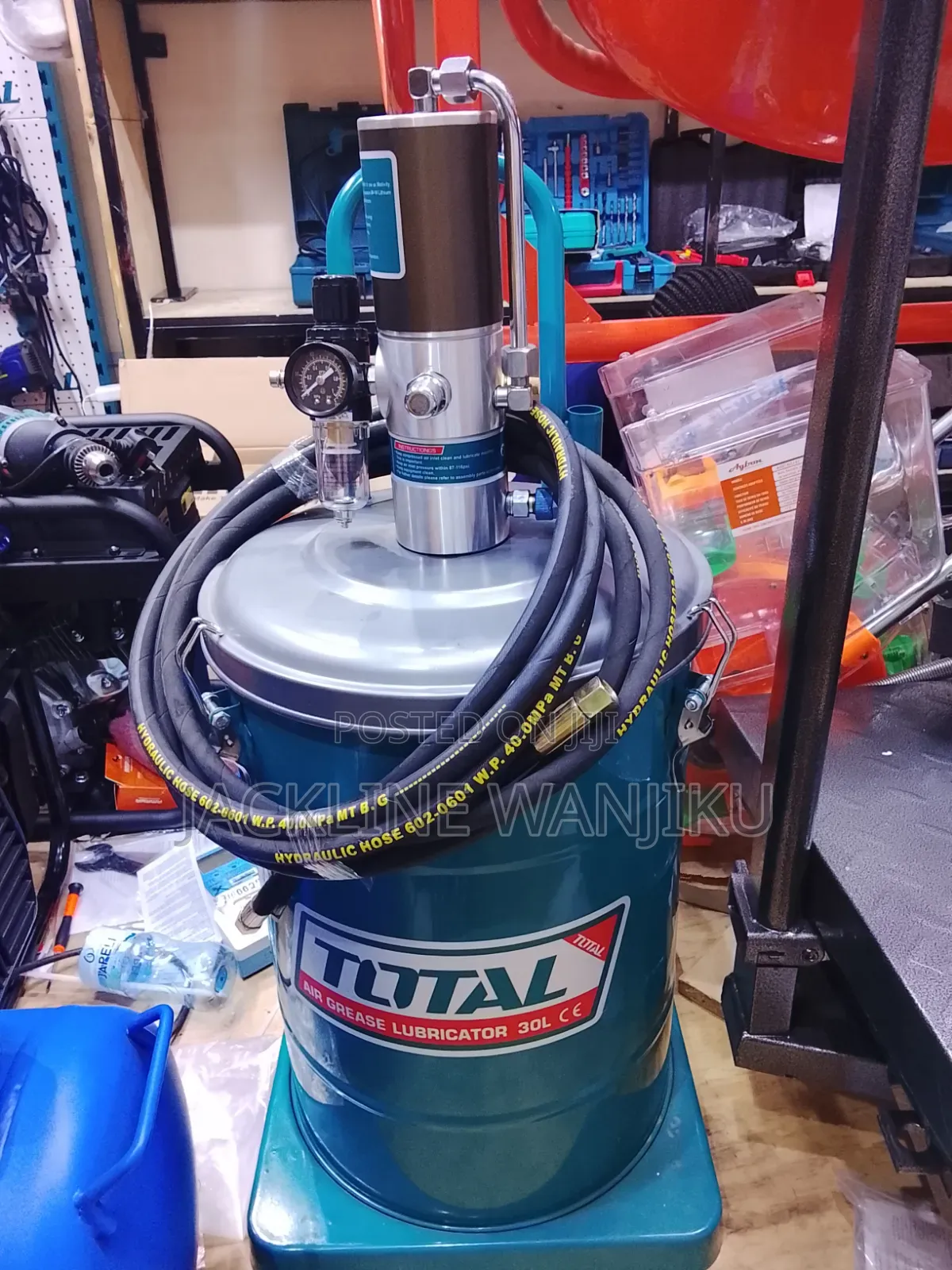Heavy Duty 30l Total Air Grease Lubricator/Total Air Grease Lubricator