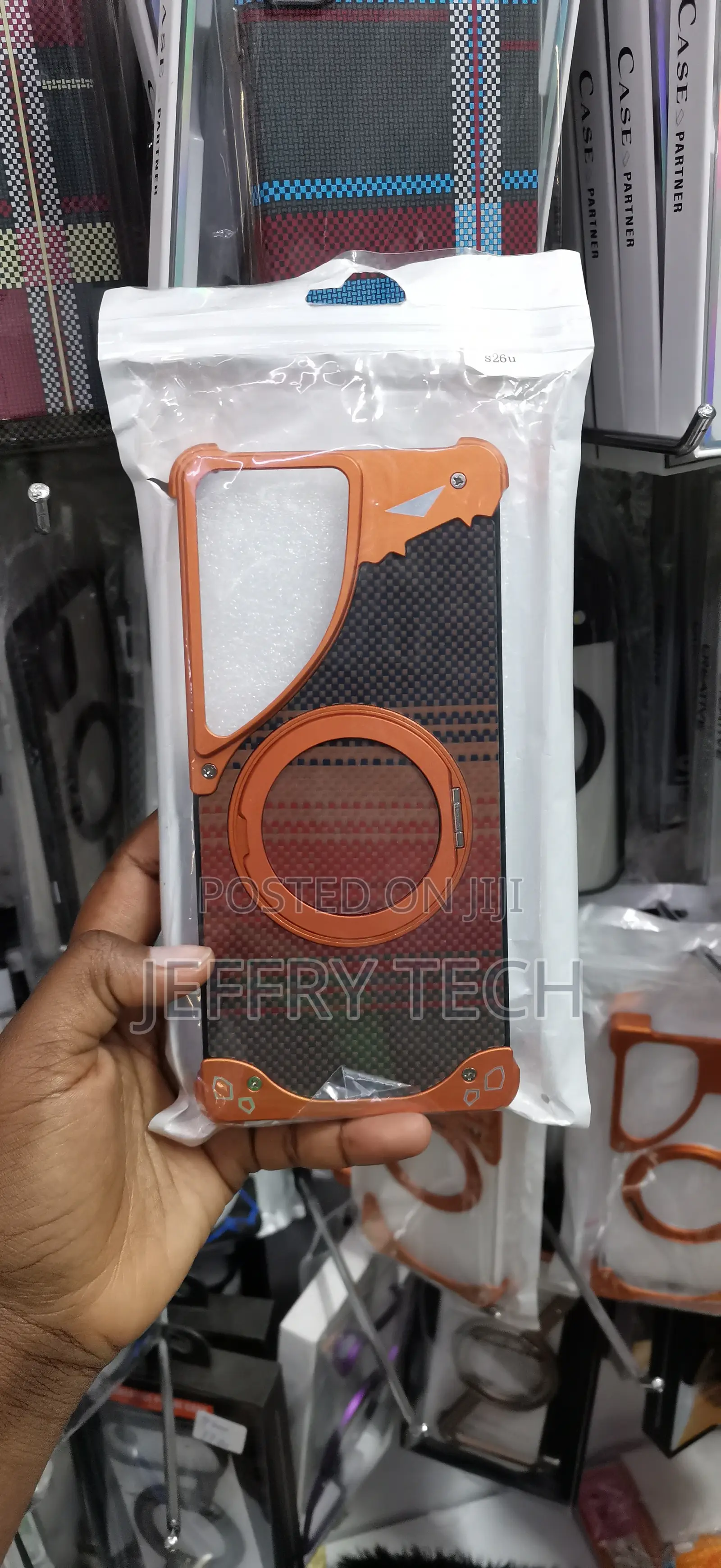 A Premium Frameless Metal and Carbon Fiber Style Case