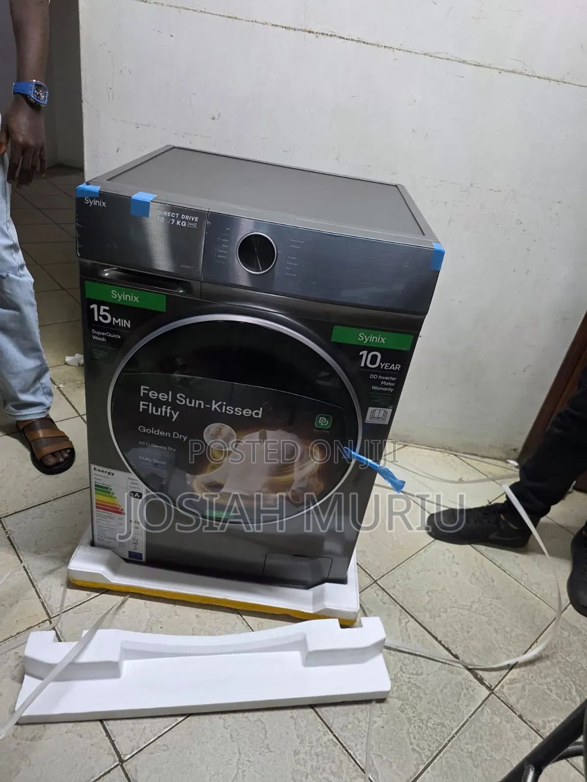 Syinix 10kgs Wash and Dry Washing Machine
