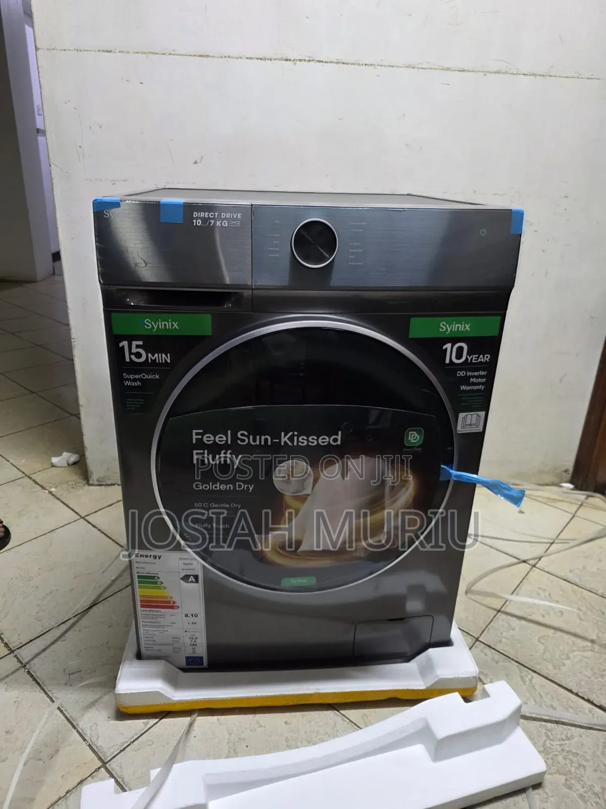 Syinix Washing Machine 10/7kgs