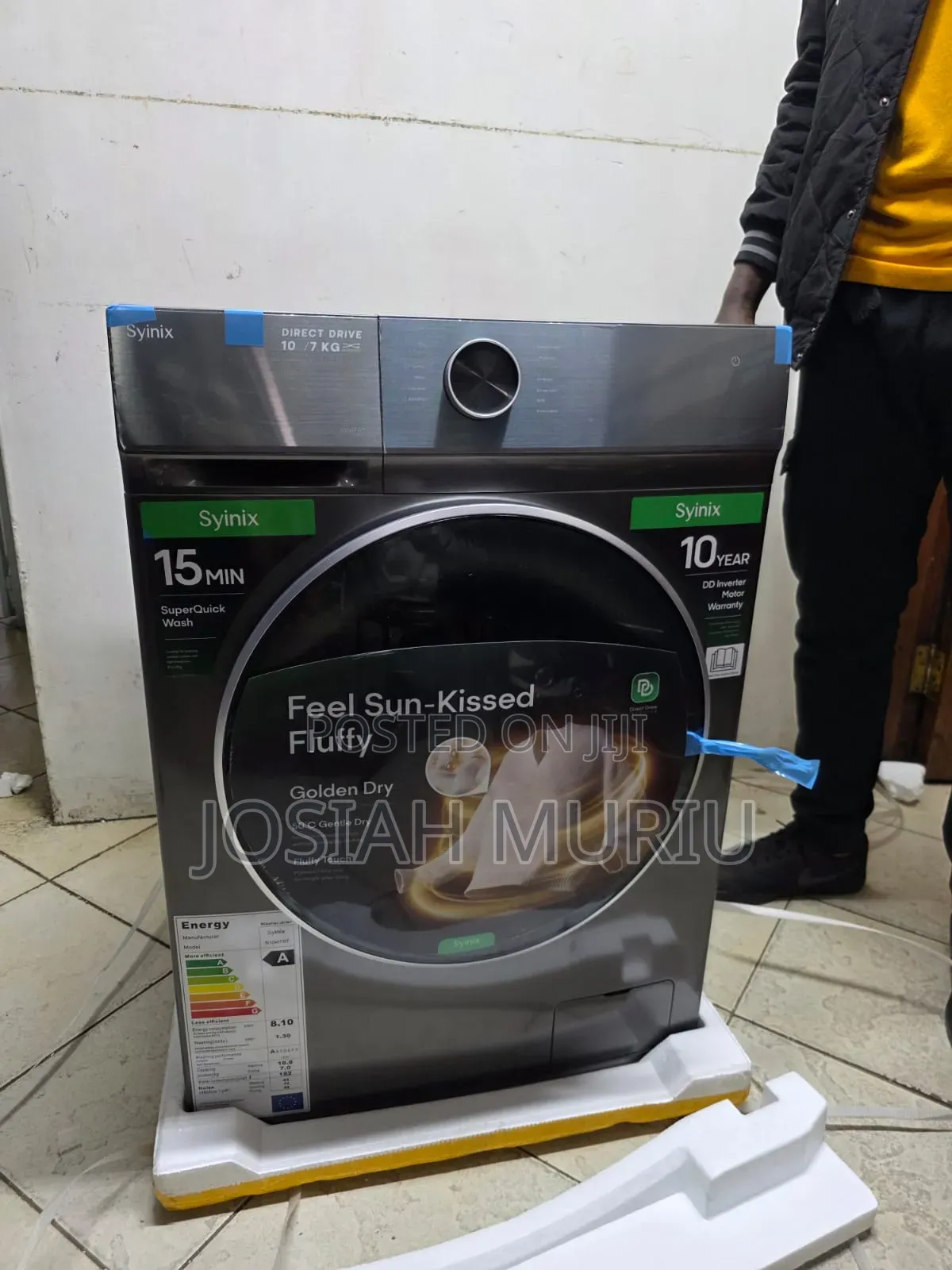 Syinix Washing Machine 10/7kgs