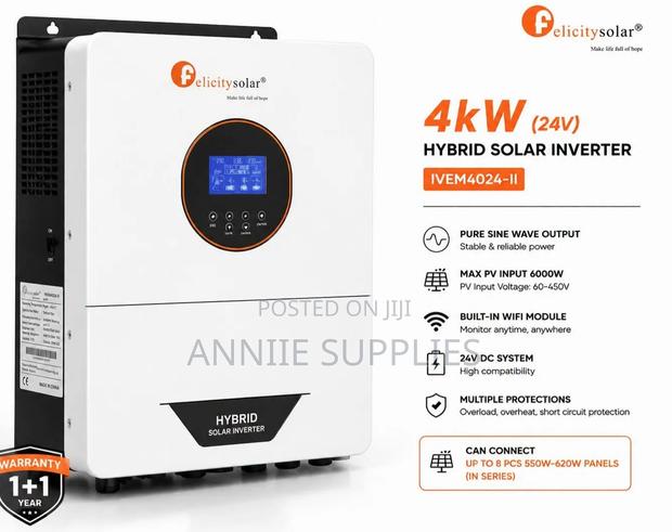 Felicity 4kwh 24v Hybrid Inverter