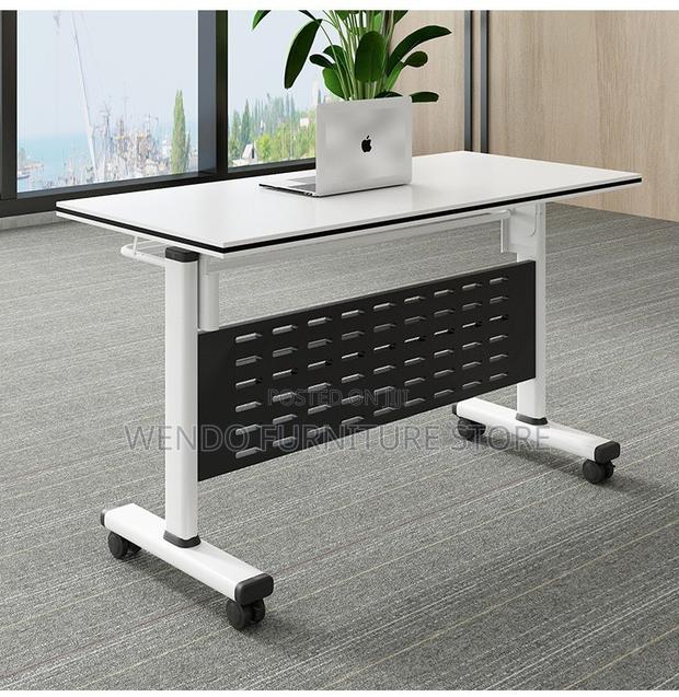 Office Table; 1.2m X 0.6M Movable Folding Office Desk