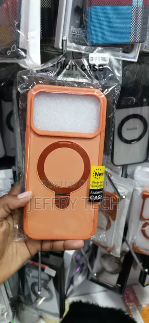 Case for iPhone 17 Pro Max, Featuring Built-in Magnetic Ring Stand