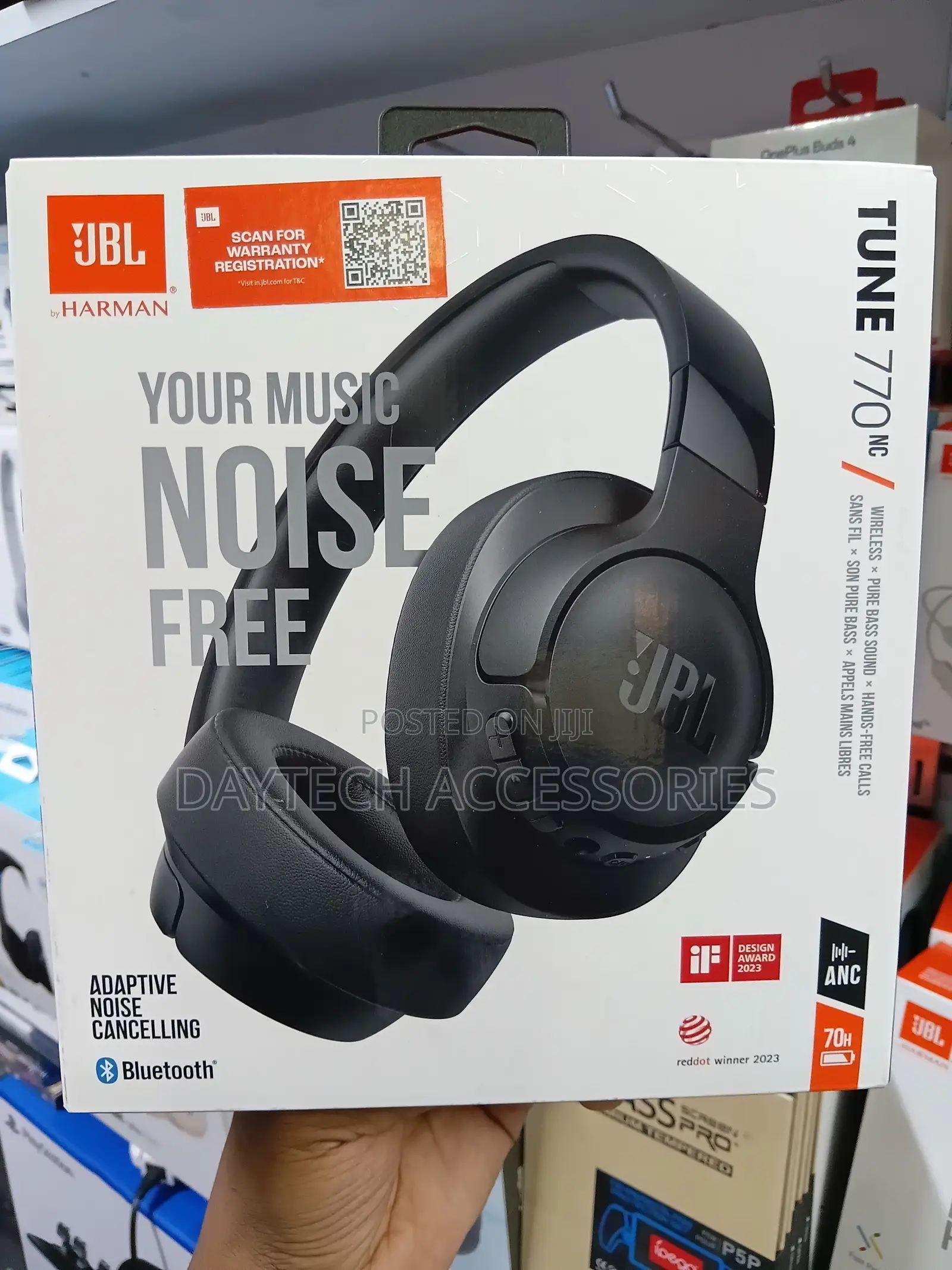 JBL Tune 770NC Headphones.