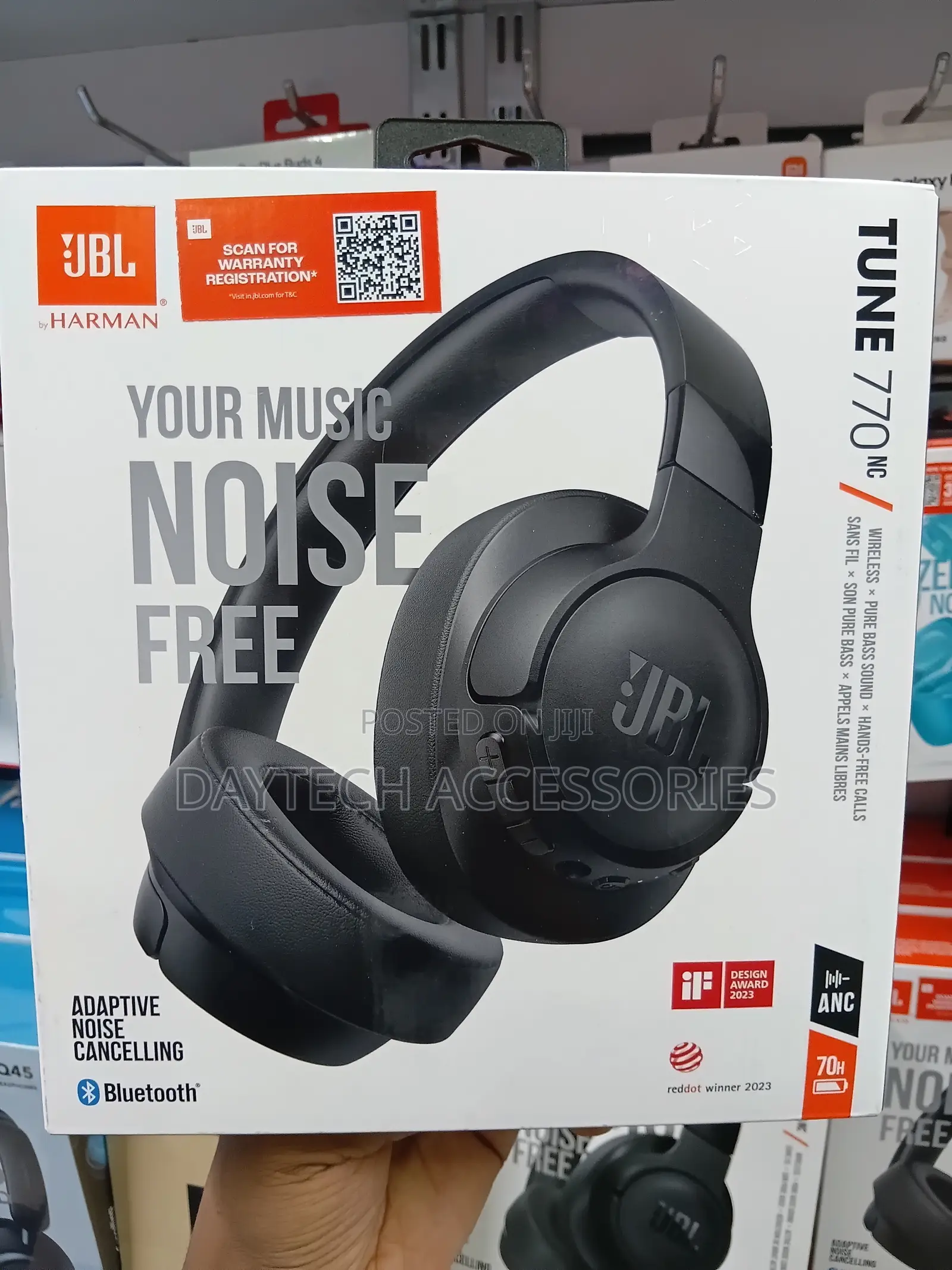 JBL Tune 770NC Headphones.