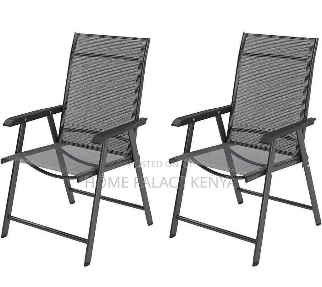 Outdoor Set: Grey Mesh Fabric Patio Set