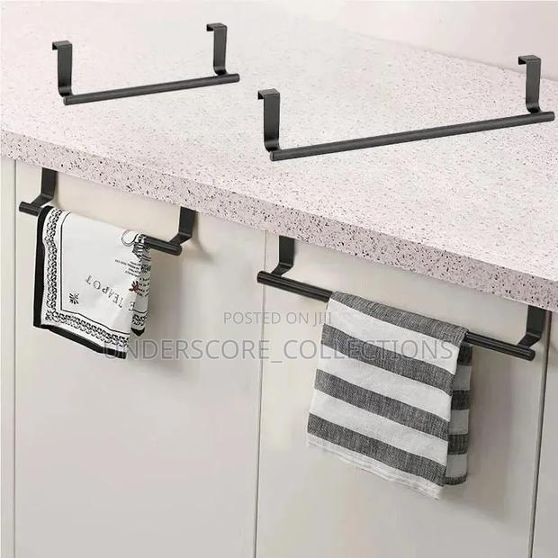 *Wall Mounted Kitchen Cabinet Towel Rack - A Space Saving Cloth Rack - thumbnail 2