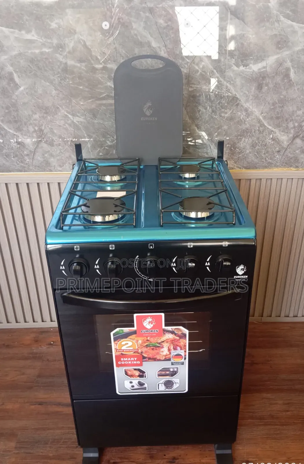 Euroken Euro-55-4g Auto-Ignition Full Gas Cooker – Powerful,