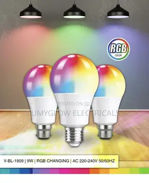 9watts Colour Change Bulbs