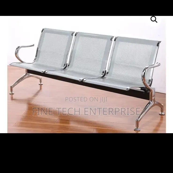 3-Link Non-Padded Waiting Bench .