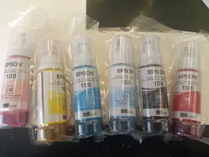 Original Sealed EPSON 108 Inks for L18050/L8050 Printers .