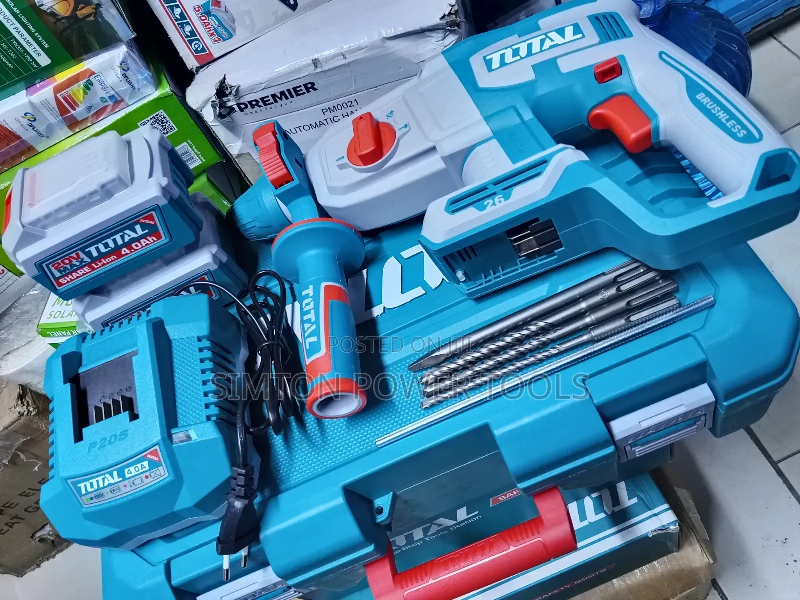 Commercial Total Cordless Rotary Hammer