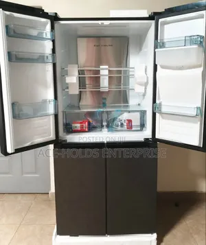 Ecomax 506 Litres Dark-Silver 4 Door With Dispenser (Free Guard)