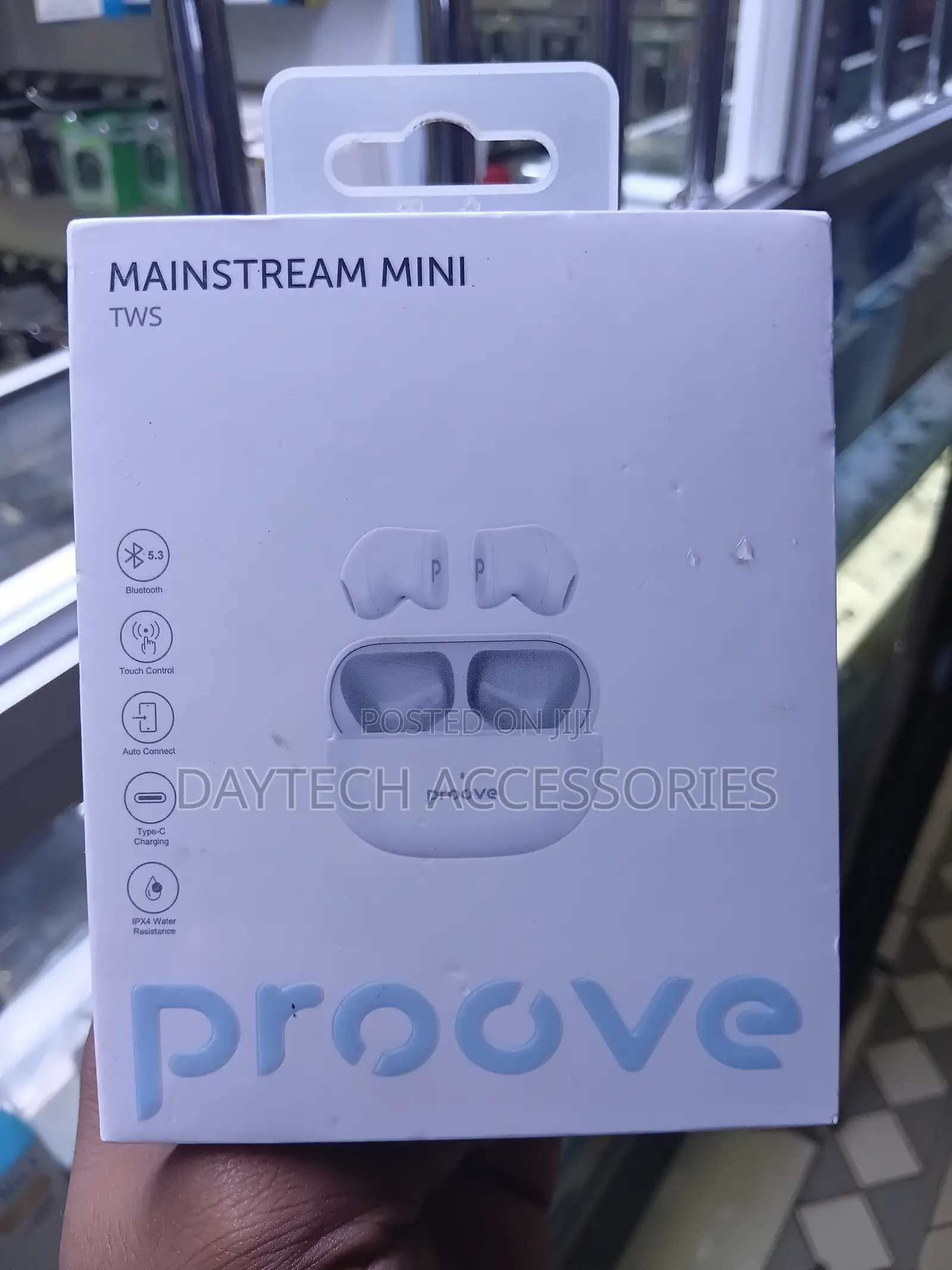 The Proove Mainstream Mini TWS Wireless Earbuds.