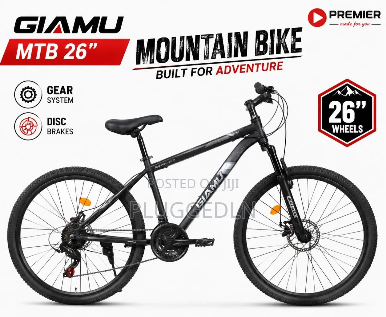 Giamu MTB Mountain Bicycle Size 26.
