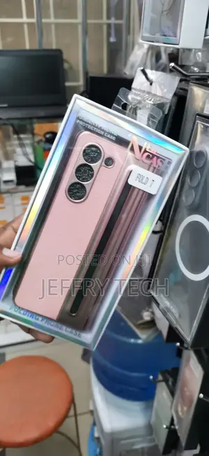 Samsung Galaxy Fold 7 Pink NCase Leather Phone Case
