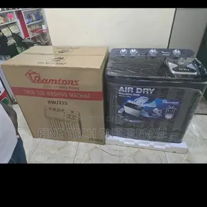 Black Ramtons 15kgs Top Load Twin Tub Washing Machine