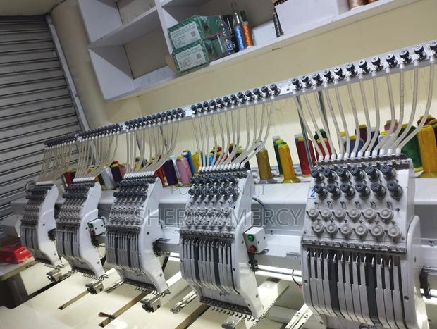 Six Head Embroidery Machine - main view
