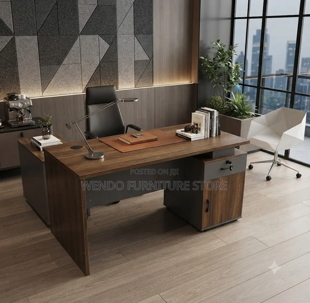 Office Desk; 1.4 Meter Executive Home Office Gentle Desk