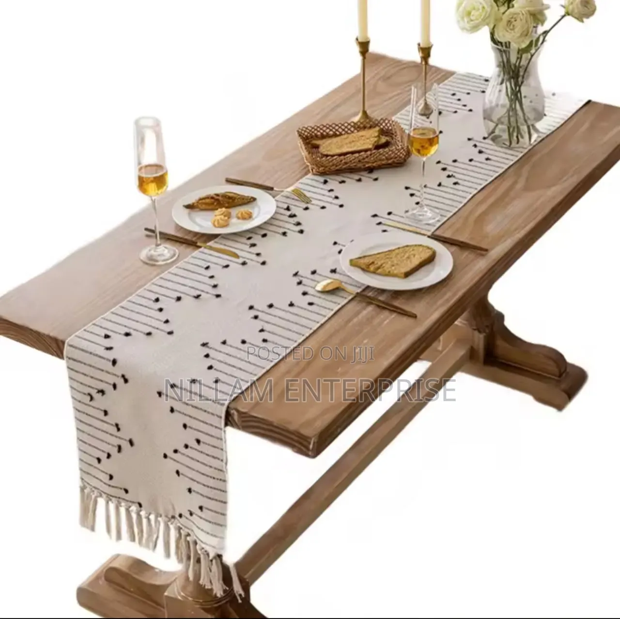 High Quality Matched Knotted Tassels Festival Table/ Runners.