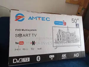 Amtec 50 Inch Smart Android Frameless TV