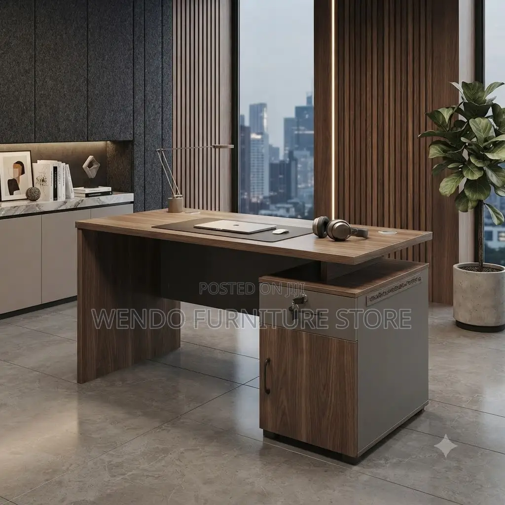 Office Desk; 1.4 Meter Executive Home Office Gentle Desk