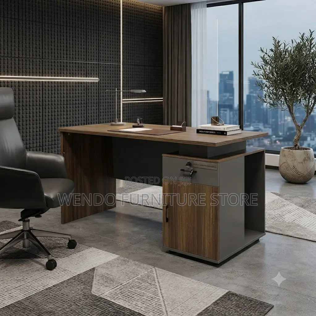 Office Desk; 1.4 Meter Executive Home Office Gentle Desk