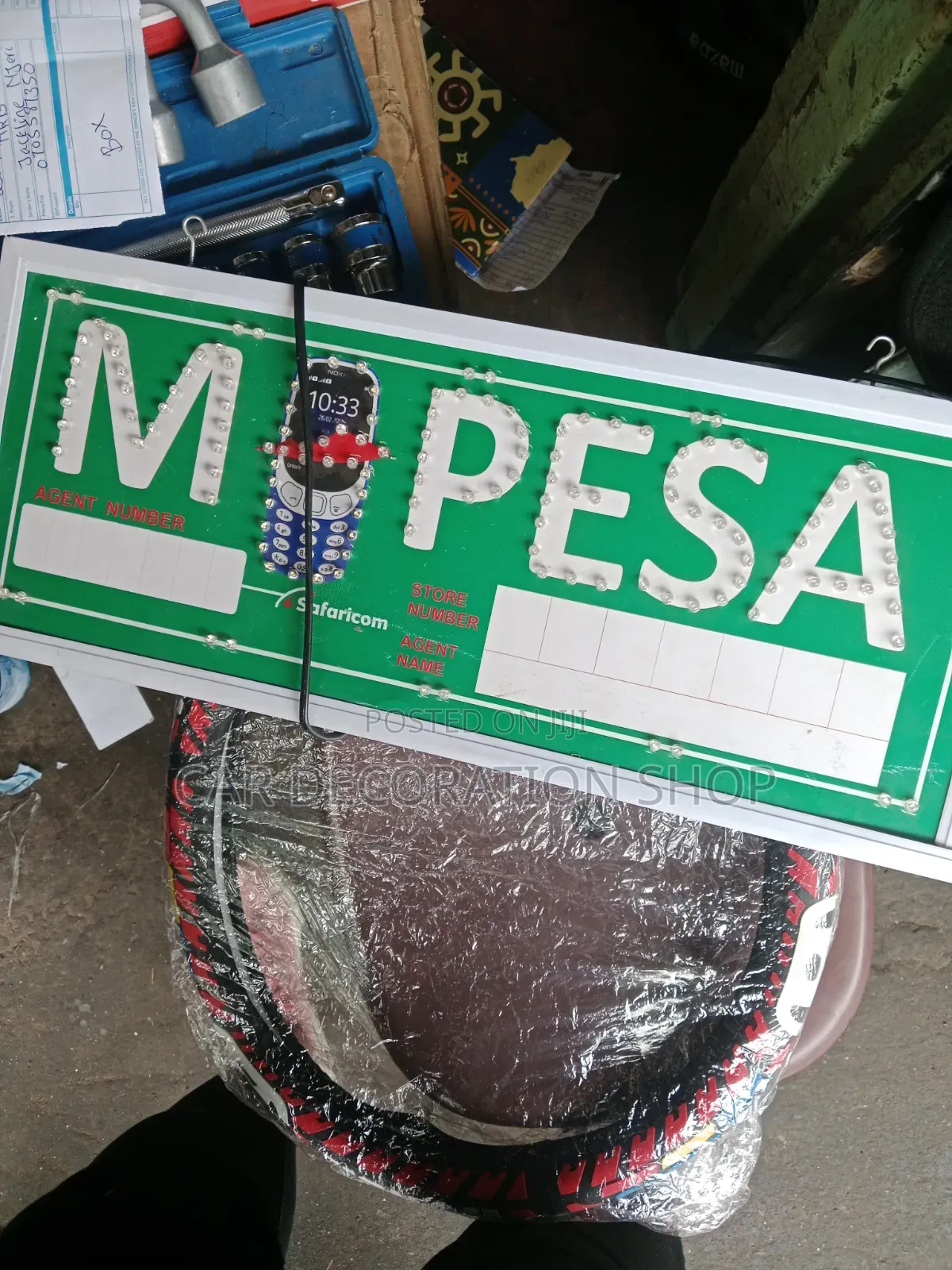 Customizable One Sided Mpesa Led Flashing Sign Board