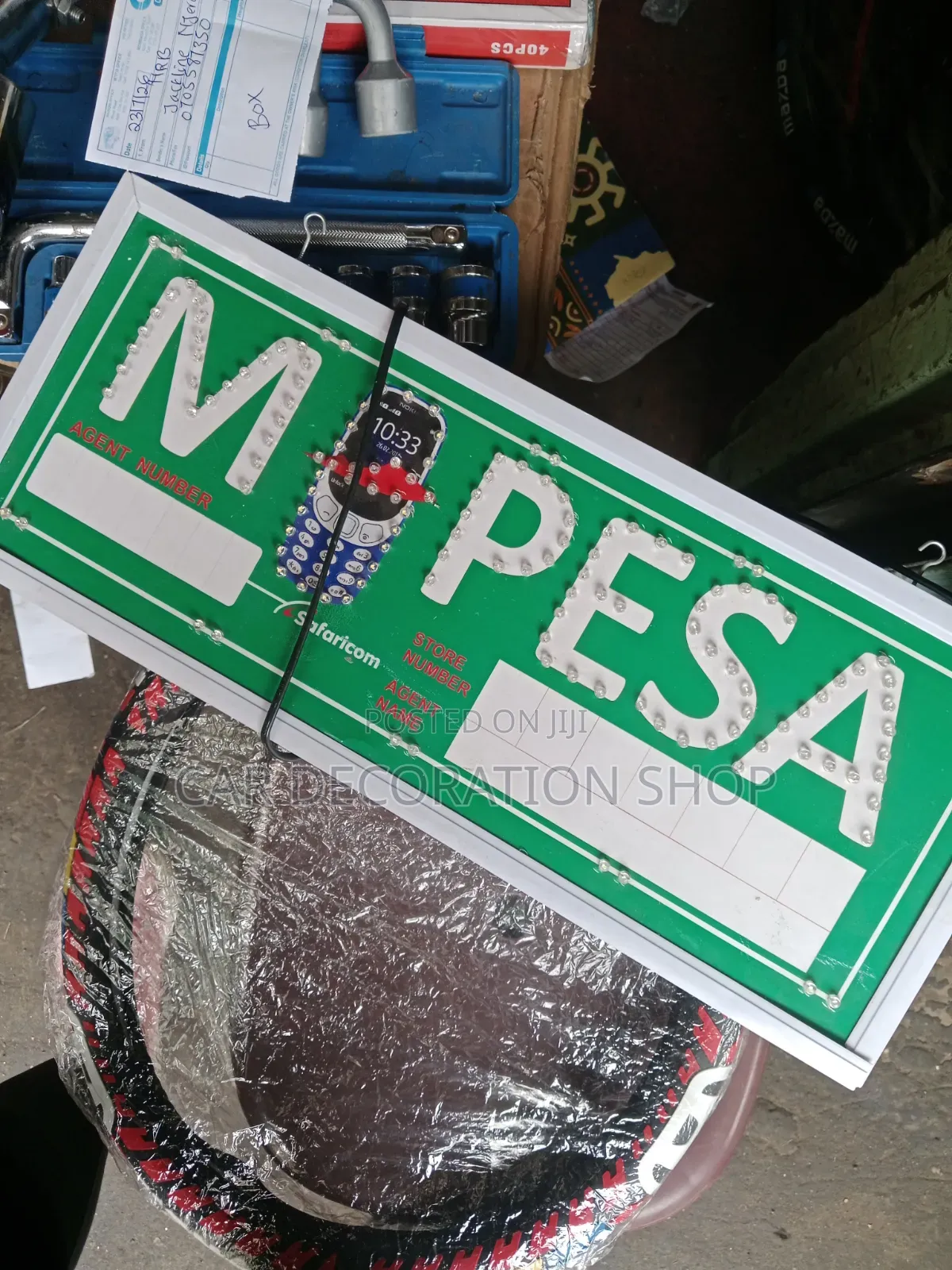 Customizable One Sided Mpesa Led Flashing Sign Board