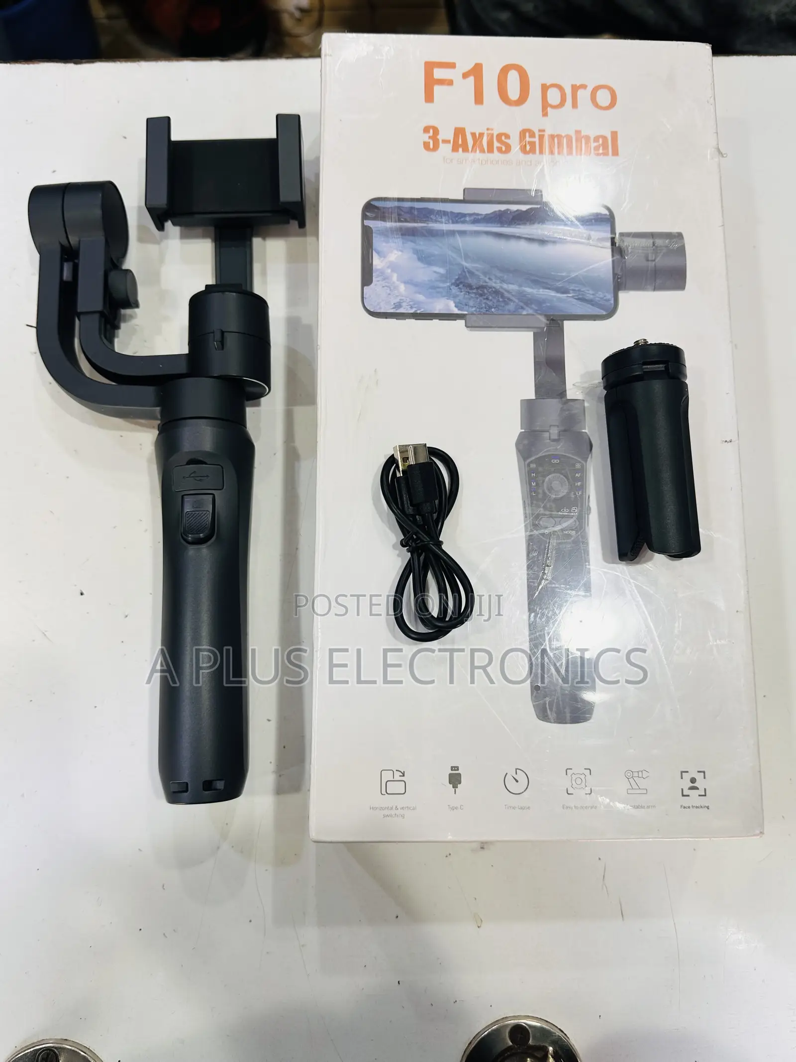 F10 3 Axis Gimbal 360° Rotation Phone Camera Stabilizer