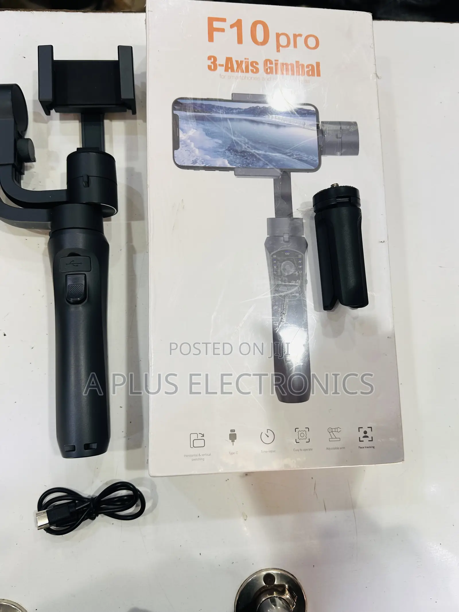 F10 3 Axis Gimbal 360° Rotation Phone Camera Stabilizer