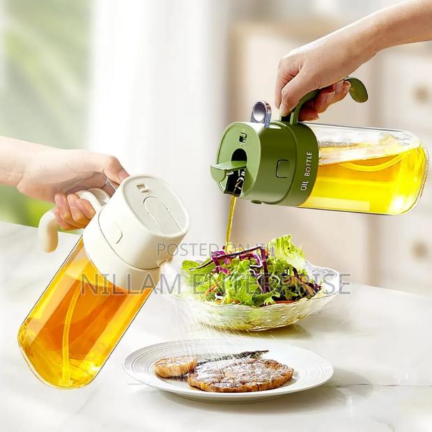 Glass 2 in 1 Oil Jar